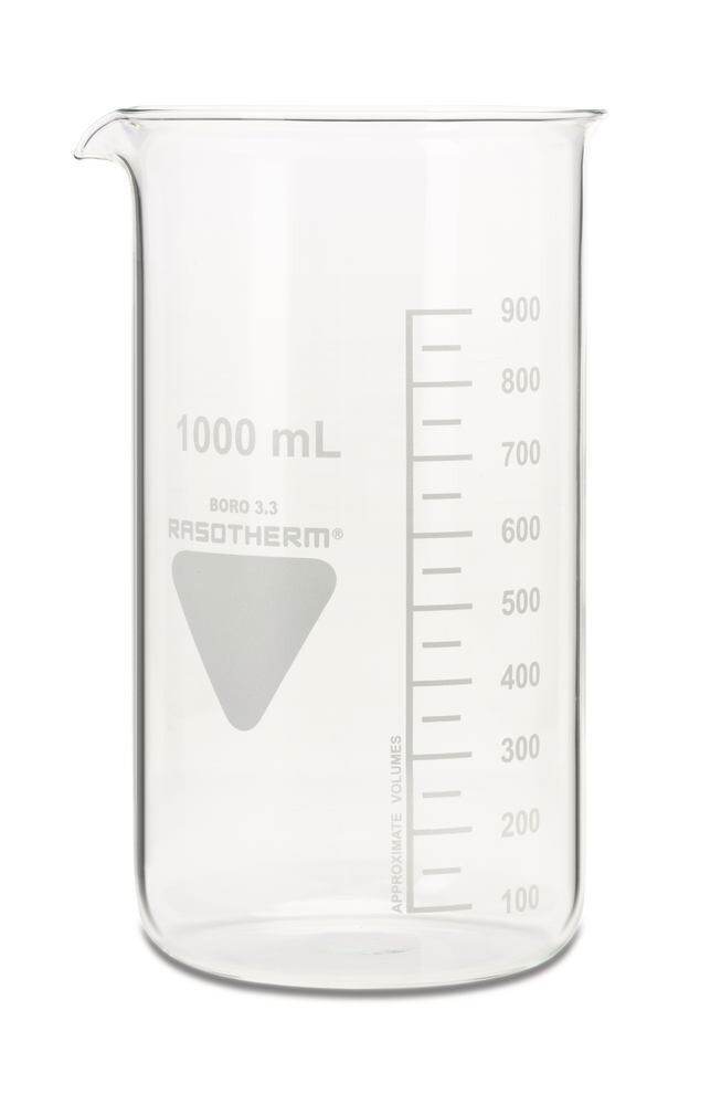 Beaker RASOTHERM® Tall, 1000 ml, 10 Piece(s)