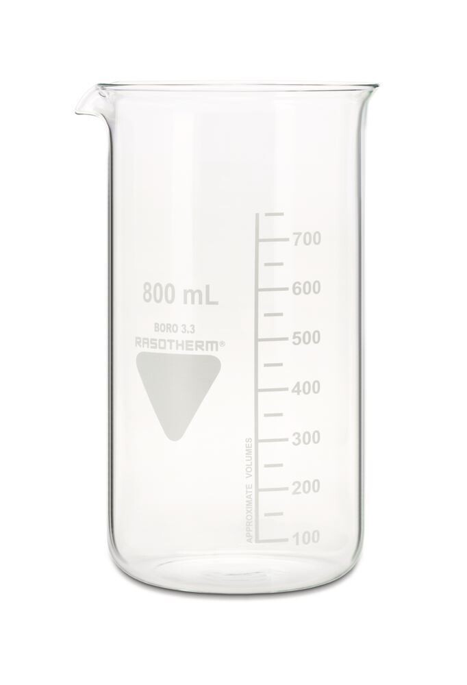 Bécher RASOTHERM® Tall, 800 ml, 10 Pièce(s)