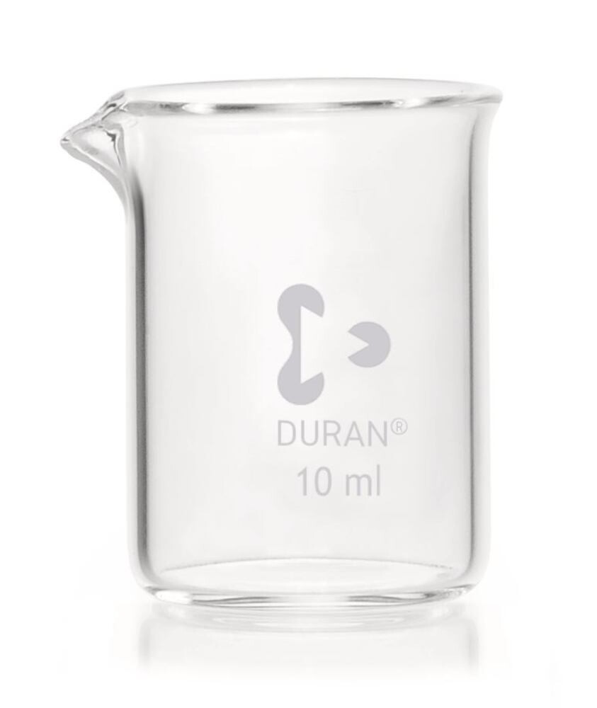 Beaker DURAN® low form, 10 ml, 10 Piece(s)