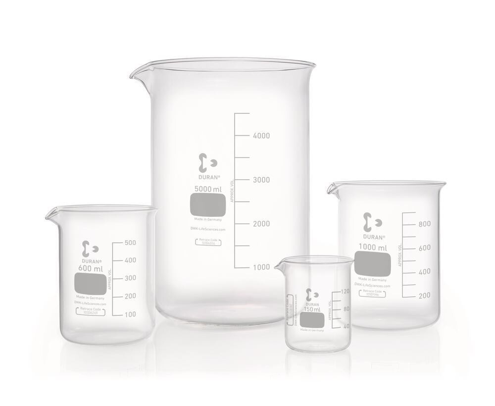 Beaker DURAN® low form, 50 ml, 10 Piece(s)