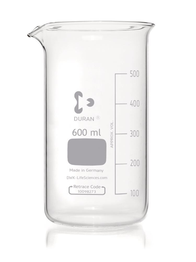 Beaker DURAN® high form, 600 ml, 10 Piece(s)