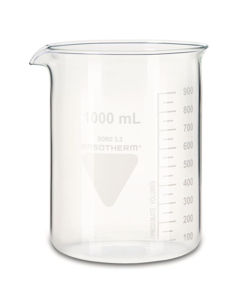 Beaker RASOTHERM® Short, 1000 ml, 10 Piece(s)