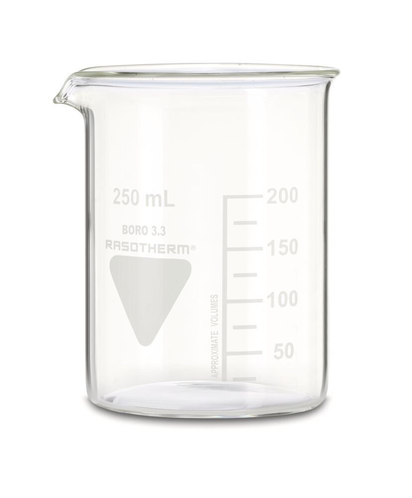 Beaker RASOTHERM® Short, 250 ml, 10 Piece(s)