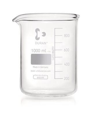 Beaker DURAN® Super Duty low form, 1000 ml, 10 Piece(s)