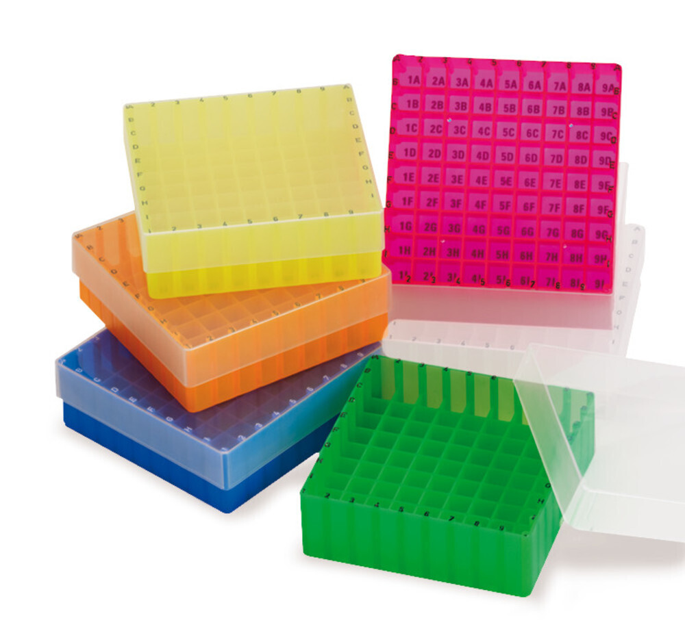 Storage box ROTILABO® for 1.5 ml autosampler vials (ND8–ND11), pink, 1 Piece