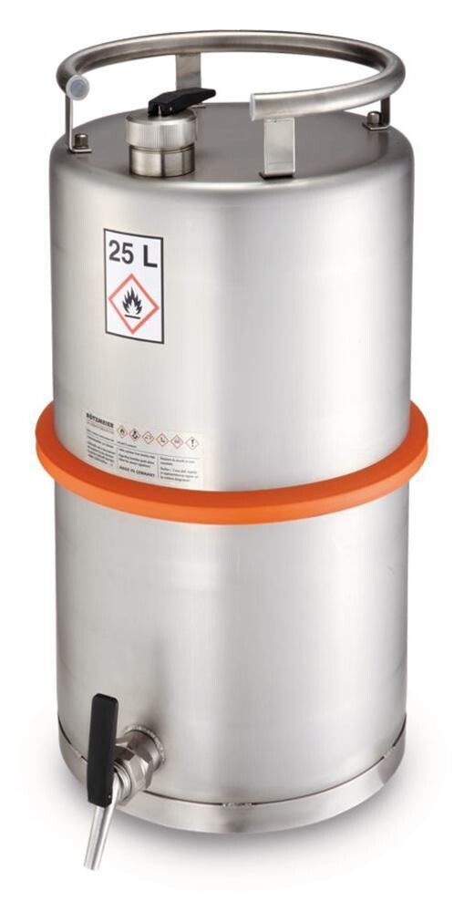 Safety barrel With self-closing tap, 25 l, 25Z, 1 Piece