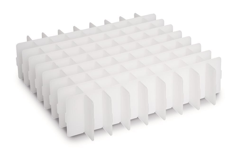 Accessories grid insert for cryogenic boxes, Compartment size, 15,8 x 15,8 mm, No. of slots, 64, 8 x 8, 5 Piece(s)