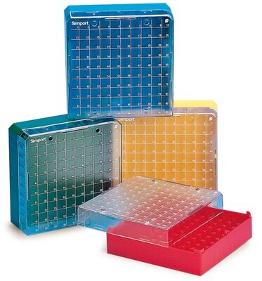 Cryogenic box ROTILABO® 100 slots, blue, 1 Piece