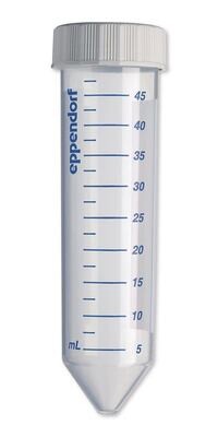 Tubos de centrífuga Eppendorf Conical Tubes® 50 ml Transparente, Estéril, Bolsa, Libre de pirógenos, ADNasa, ARNasa, ADN, 500 Unidad(es)