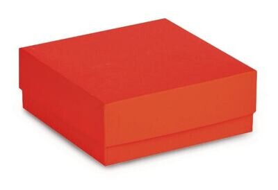 Cryogenic box ROTILABO® cardboard 133 x 133 mm with waterproof plastic coating, red, 10 Piece(s)