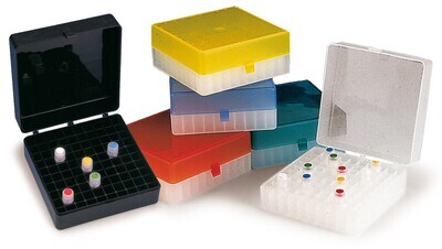 Storage box ROTILABO® 100 slots, colourless, 1 Piece