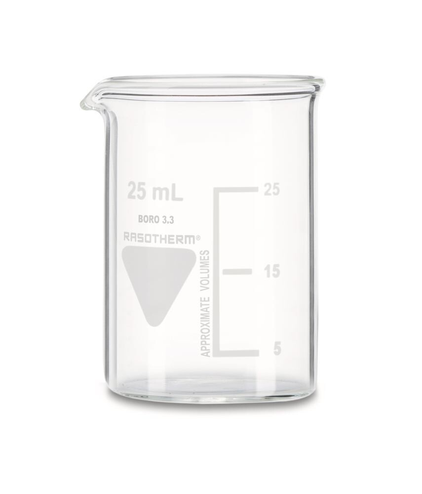 Beaker RASOTHERM® Short, 25 ml, 10 Piece(s)