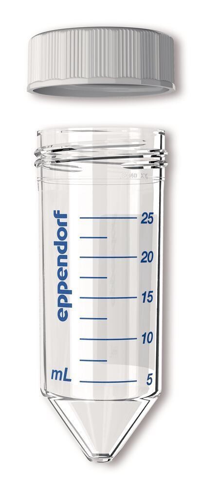Centrifuge tubes Eppendorf Conical Tubes® 25 ml With screw-on lid, Non-sterile, PCR clean, 200 Piece(s)