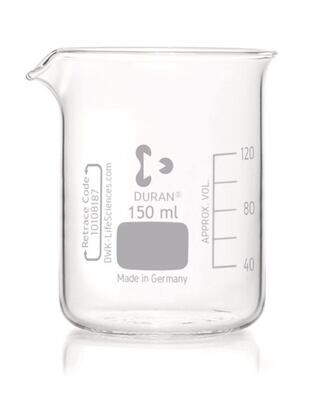 Bécher DURAN® forme basse, 150 ml, 10 Pièce(s)