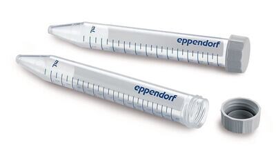 Centrifuge tubes Eppendorf Conical Tubes® 15 ml Transparent, Non-sterile, bag, Protein LoBind® + PCR clean, 200 Piece(s)
