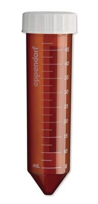 Eppendorf Zentrifugenröhrchen 50 ml, PP, braun, steril, Ø 29 x H 116 mm, 200 Stück