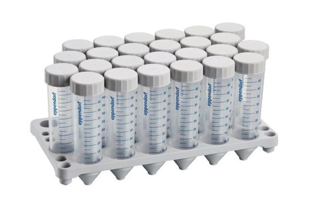 Centrifuge tubes Eppendorf Conical Tubes® 50 ml Transparent, Sterile, rack, Pyrogen-, DNase-, RNase-, DNA-free, 300 Piece(s)