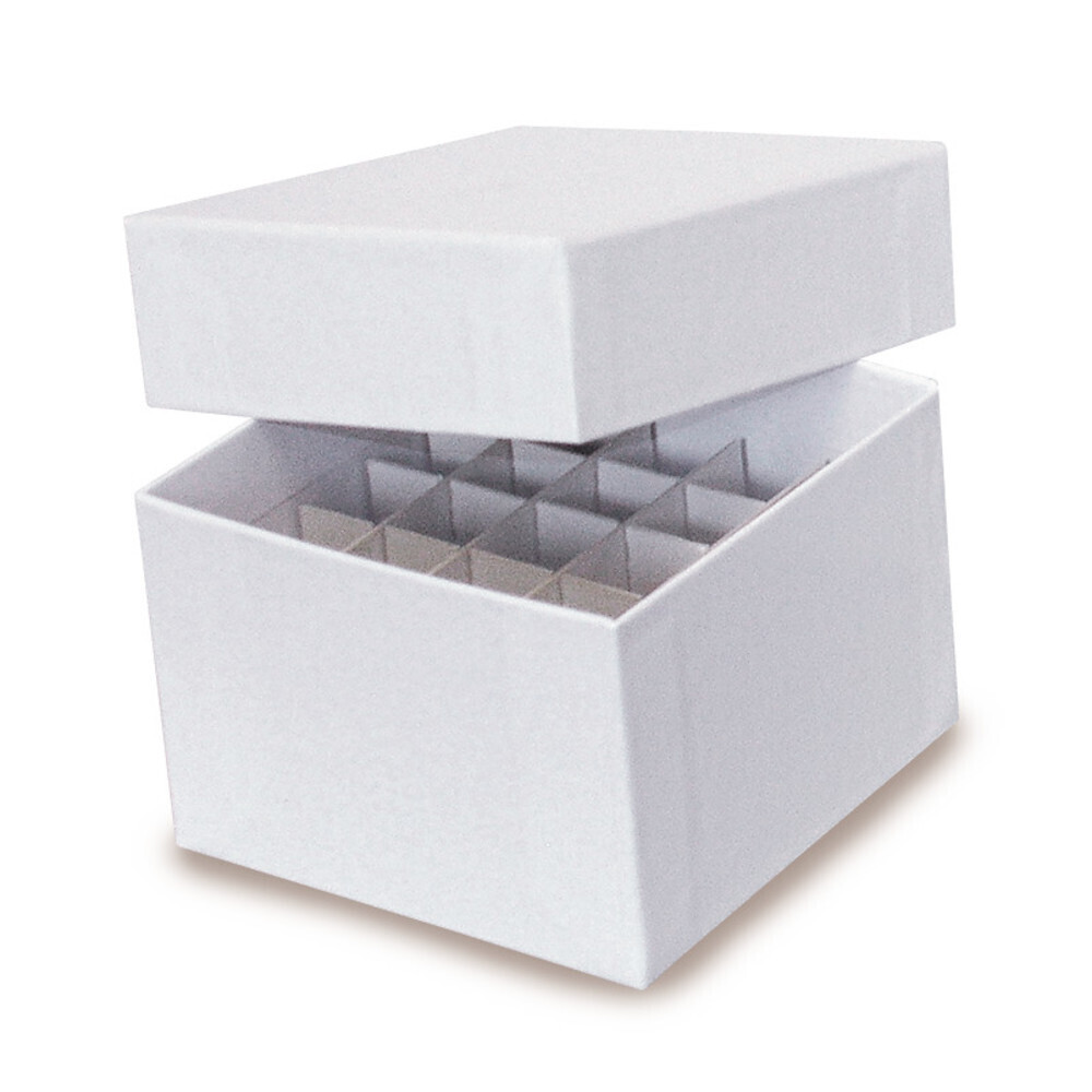 Accessori inserti divisori per ROTILABO® mini scatola criogenica in cartone, Dimensioni scomparto, 12,5 x 12,5 mm, N. slot, 25, 5 x 5, 10 Pezzo(i)