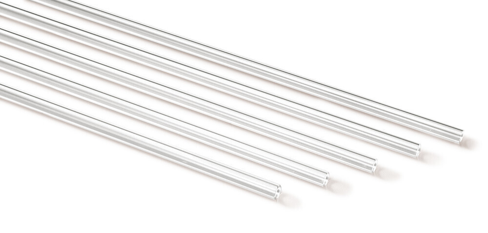 Glass tubes, 6 mm, 12 Piece(s)