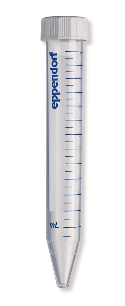 Centrifuge tubes Eppendorf Conical Tubes® 15 ml Transparent, Sterile, bag, Pyrogen-, DNase-, RNase-, DNA-free, 500 Piece(s)