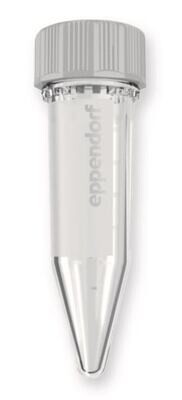 Centrifuge tubes 5.0 ml Eppendorf Tubes® transparent, Non-sterile, DNA LoBind® + PCR clean, 200 Piece(s)