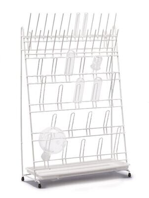 Draining racks ROTILABO®, 24 rods / 20 arched pins, 1 Piece