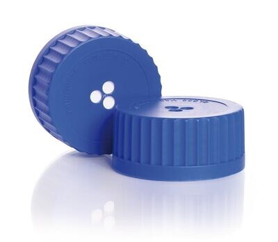 Bouchons à vis de ventilation DURAN® avec membrane ePTFE, GLS 80, bleu, 2 pièce(s)
