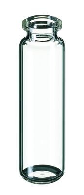 Headspace vials ROTILABO® with beaded rim ND20 rounded bottom, Clear glass, bevelled headspace edge, 20 ml, 100 Piece(s)