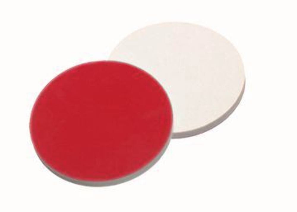 Setti ROTILABO® per ND13 12 mm, Silicone crema/PTFE rosso, 1000 Pezzo(i)