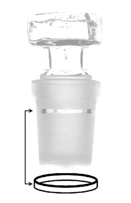 Dichtung für Kegelschliffe, PTFE, für NS 24, 50 Stück