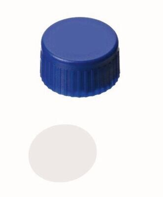 Screw caps ROTILABO® ND9 closed, PTFE virginal, 100 Piece(s)