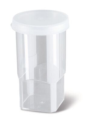 Sample vessels for cell counters with lid, for Coulter® and Hycel® cell counter, 1000 Piece(s)