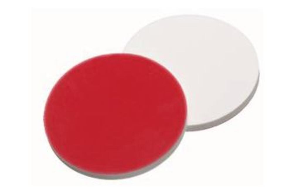 Septa ROTILABO® for ND8 8 mm, Silicone white/PFTE red, 1000 Piece(s)
