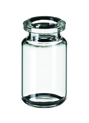 Headspace vials ROTILABO® with beaded rim ND20 rounded bottom, Clear glass, bevelled headspace edge, 5 ml, 100 Piece(s)