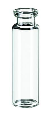Headspace vials ROTILABO® with beaded rim ND20 flat Headspace bottom, DIN rolled edge, long neck, 20 ml, 100 Piece(s)