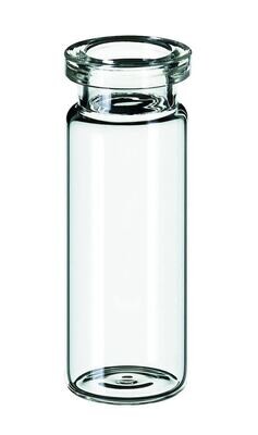 Viales Headspace ROTILABO® con borde rebordeado ND20 fondo plano Headspace, borde enrollado DIN, 10 ml, 100 Unidad(es)
