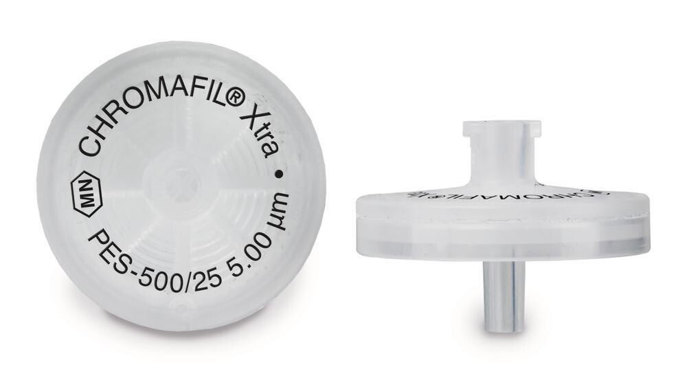 CHROMAFIL®-Spritzenvorsatzfil. PES Xtra, Porengr. 5,0µm, Ø 25 mm, 400 St.