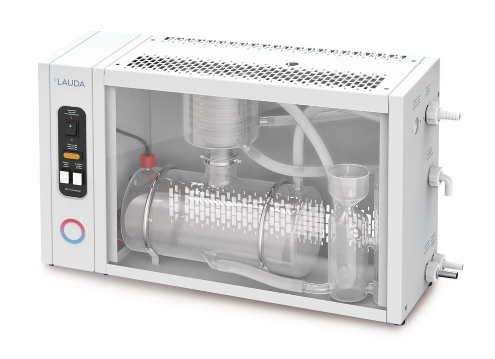 Water still Puridest made of glass PD G series, PD 4 G, 4 l/h, 1 Piece(s)