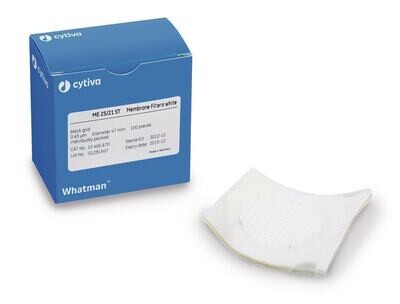 Membrane filters cellulose mixed ester 0.45 µm, 47 mm, without grid, sterile, 100 Piece(s)