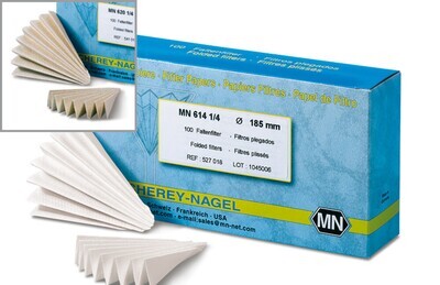 Filtres pliés type grainé, MN 620 , , 320 mm, 100 Pièce(s)