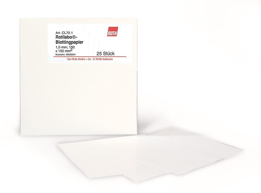 Papiers buvards ROTILABO® Épaisseur 1,0 mm, 60 x 58 cm, 25 Pièce(s)