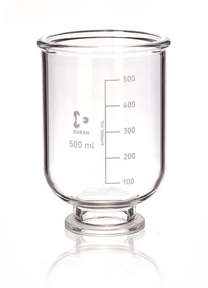 Accessories for DURAN® vacuum filtration units, Replacement reservoir with scale, 500 ml, 1 Piece(s)