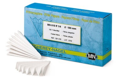 Folded filters MN 615 ff for oil testing, , 240 mm, 100 Piece(s)