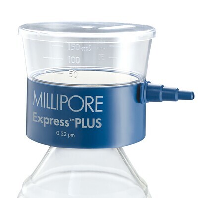 Bottle-top filters Steritop MILLIPORE Express® PLUS (PES) membrane, 150 ml, 12 Piece(s)