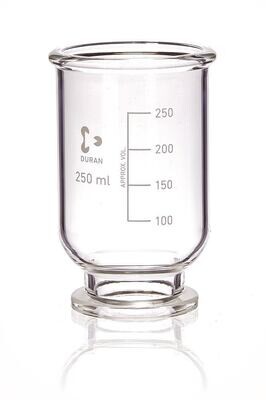 Accessories for DURAN® vacuum filtration units, Replacement reservoir with scale, 250 ml, 1 Piece(s)
