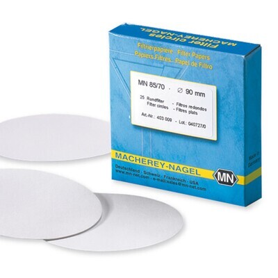 Glass fibre round filters MN 85/70 BF, , 37 mm, 100 Piece(s)