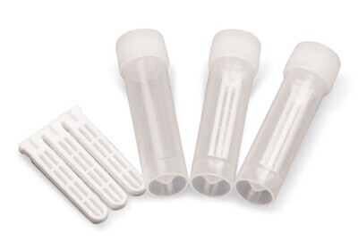 Mini dialyseur ZelluTrans/ROTH MD 300, 12 000–14 000 dalton(s), dialyseur individuel dans un tube à essai de 5 ml, 12 pièce(s)