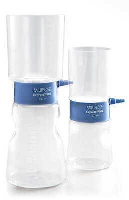 Filtration unit Stericup® with MILLIPORE Express® PLUS (PES) membrane Pore size 0.22 μm, 250 ml, 250 ml, 12 Piece(s)