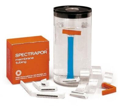 Membrane de dialyse Spectra/Por® Biotech CE MWCO 3500–5000, 10 mm, 1 Pièce(s)