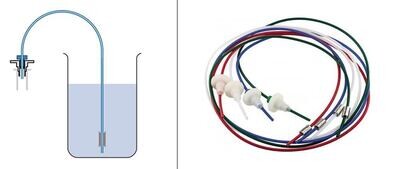 Tube adapters for SPE Columns CHROMABOND®, For 1, 3, 6 ml PP columns (incl. tube, weight), 4 Piece(s)